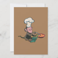 Chef Cooking Monkey Greeting Card