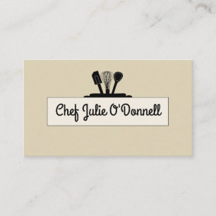 Chef Culinary Business Card