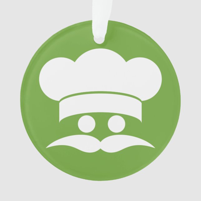 Chef custom colour ornament (Front)