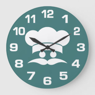 CHEF custom colour wall clocks