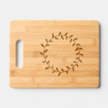 Chef Dad Father’s Day Etched Wooden Cutting Board