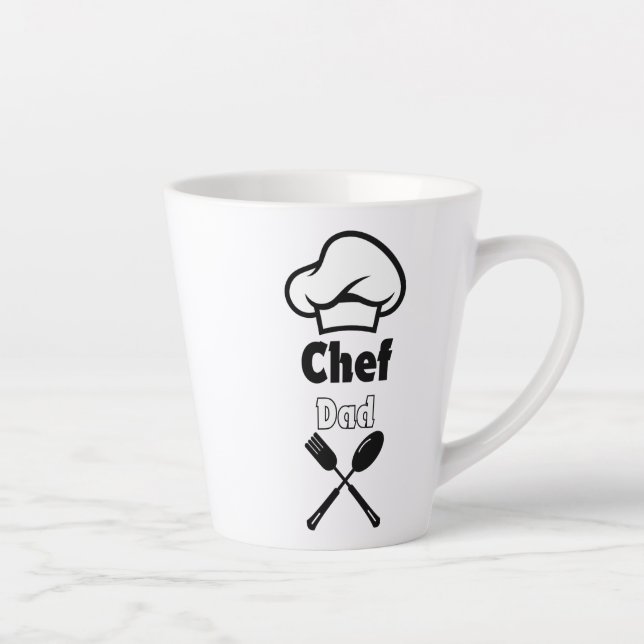 Chef Dad Latte Mug (Right)