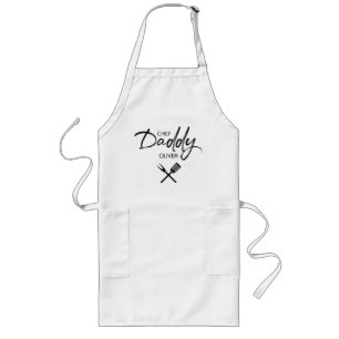 Chef Daddy Script Father's day Personalised Long Apron