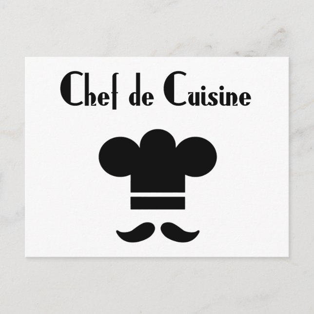 Chef de Cuisine Postcard (Front)