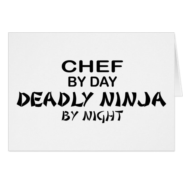 Chef Deadly Ninja by Night (Front Horizontal)