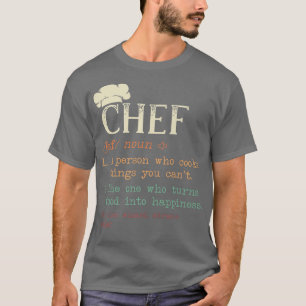 Chef definition distressed cook T-Shirt