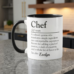 Chef Definition Personalized Appreciation Gift Mug