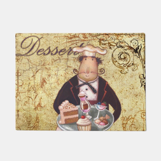 Chef Dessert Doormat (Front)