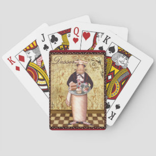Chef Dessert Playing Cards