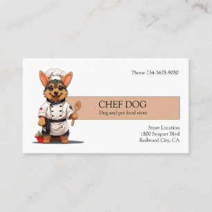 Chef Dog Business Card