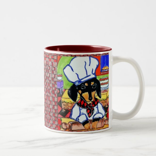 CHEF DOXIE Two-Tone COFFEE MUG (Right)