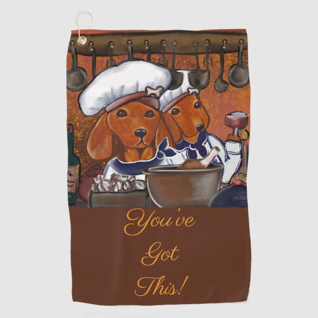 CHEF DOXIES GOLF TOWEL (Front)