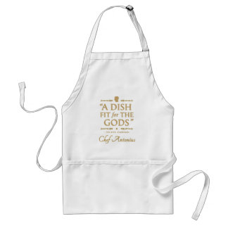 Chef Elegant Classic Cook Funny Quote Standard Apron