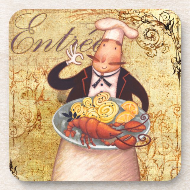 Chef Entrée Coaster (Front)