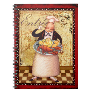 Chef Entrée Spiral Notebook