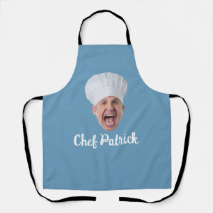 Chef Face Personalised Gift Apron