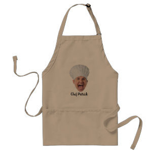 Chef Face Personalised Gift Standard Apron