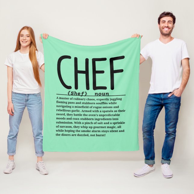 Chef Fleece Blanket (In Situ)
