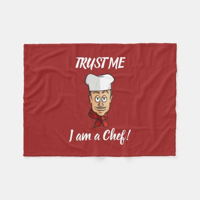 Chef Fleece Blanket (Front (Horizontal))