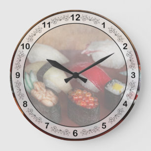 Chef - Food - Oh, I had sushi last night Large Clock