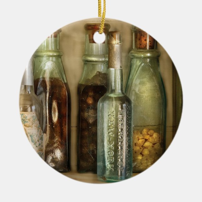 Chef - Food - The Ingredients Ceramic Tree Decoration (Front)