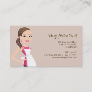 Chef for Kids Parties Events Biz Card Template