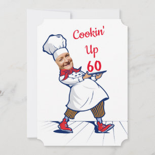 Chef 🎉 Funny Cook 60th birthday Funny Invitation