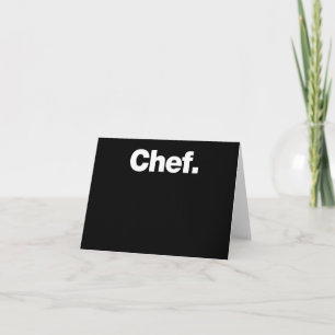 Chef   Funny Quotes About Cooking Gift Card