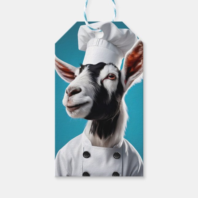 Chef Goat Gift Tags (Front)