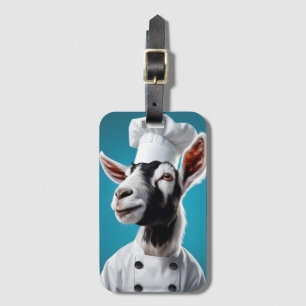 Chef Goat Luggage Tag