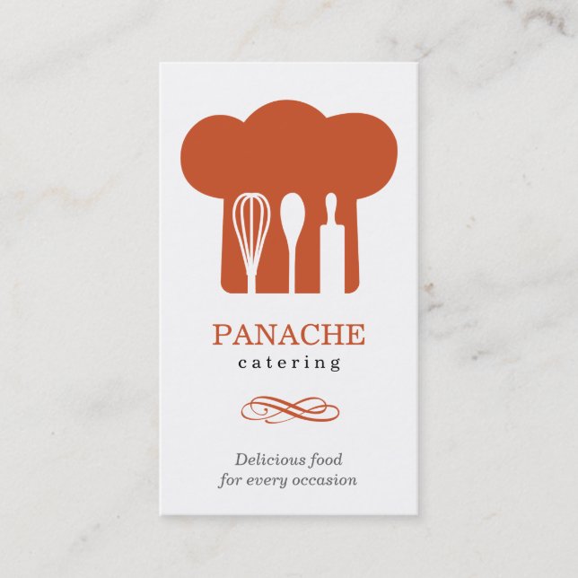 Chef Hat Business Card (Front)