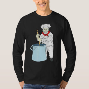 Chef Hat Cooking Utensil Cook Foodie Gourmet Cooki T-Shirt