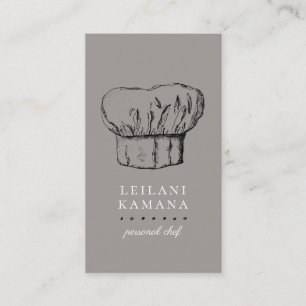 Chef Hat Culinary Business Cards