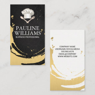 Chef Hat   Kitchen Tools   Culinary Business Card