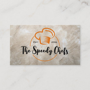 Chef Hat Restaurant Catering Business Card