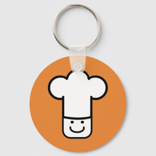 Chef Head Key Ring