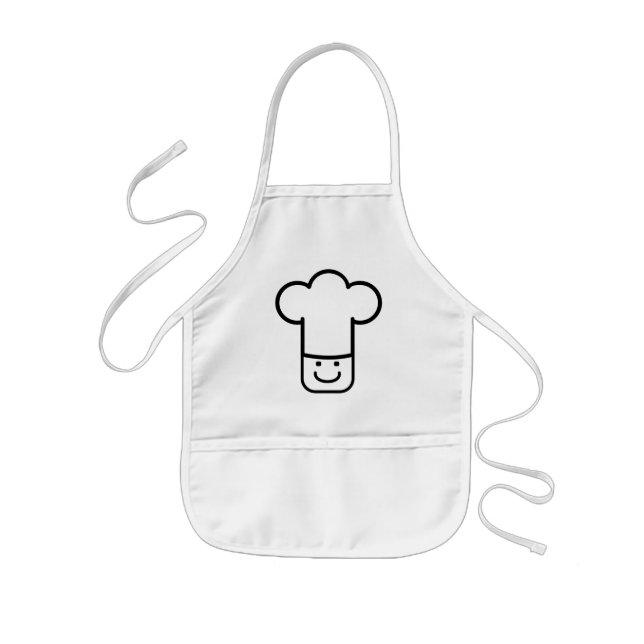 Chef Head Kids Apron (Front)
