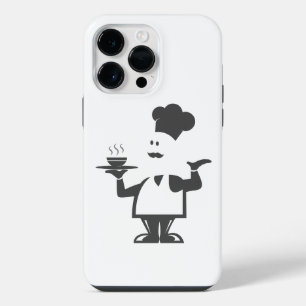 Chef holding a bowl of soup iPhone 14 pro max case