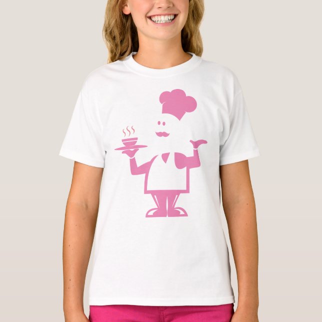 Chef holding a bowl of soup T-Shirt (Front)