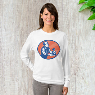 Chef Holding Money Bag Restaurant Finance T-Shirt