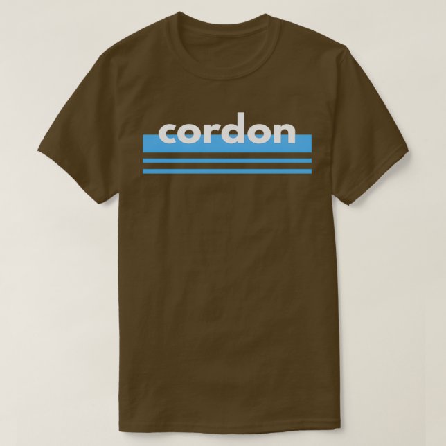 Chef Humor Cordon Bleu  T-Shirt (Design Front)