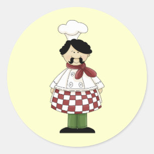 Chef I Classic Round Sticker