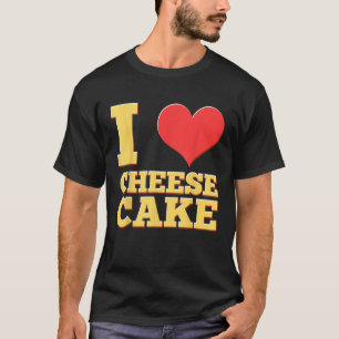 Chef - I Love Cheesecake Food Graham Crust Dessert T-Shirt