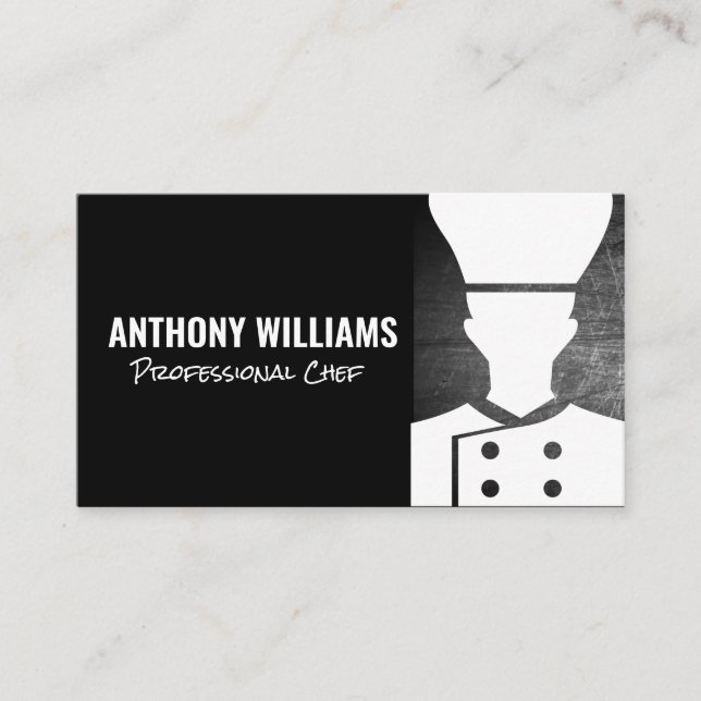 Chef Illustration | Cooking Business Card (Front)
