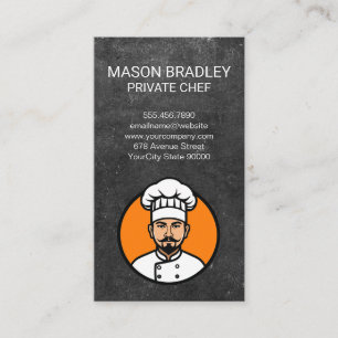 Chef in Attire Logo Business Card