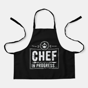 Chef In Progress Cooking Culinary Sarcasm Apron