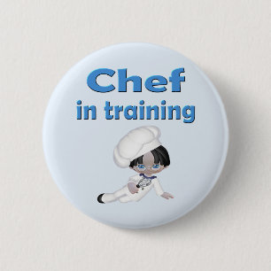 Chef In Training 6 Cm Round Badge
