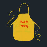 Chef in Training Kids Apron<br><div class="desc">Kids apron,  Chef in training,  perfect for helping mum or dad int the kitchen</div>