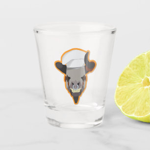 Chef J the Minotaur Shot Glass
