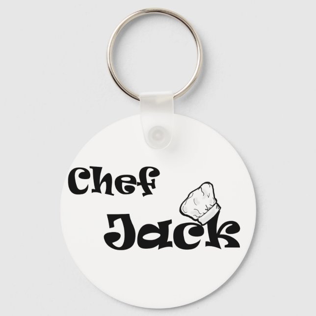 Chef Jack Key Ring (Front)